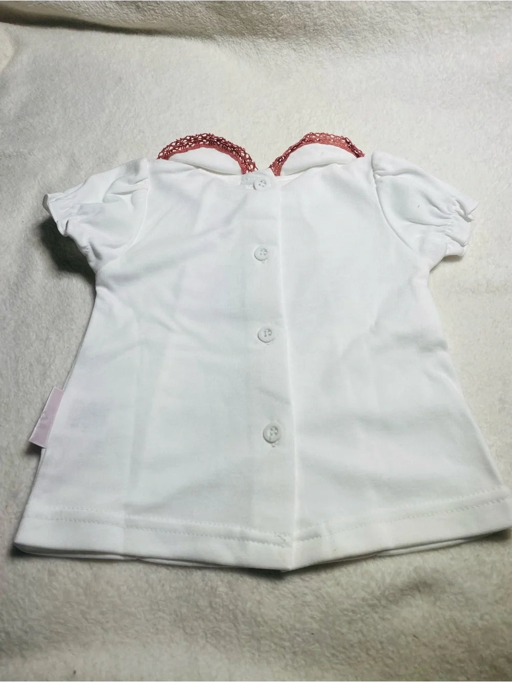 Pink Lace Bow Baby Matching Set – Unbranded
